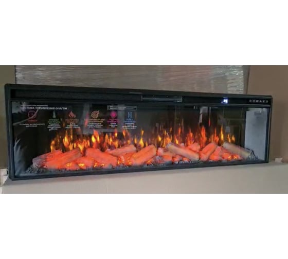 Каминокомплект InterFlame Паркер (FREESPACE 60) с эл. вставкой FREESPACE 60 белый