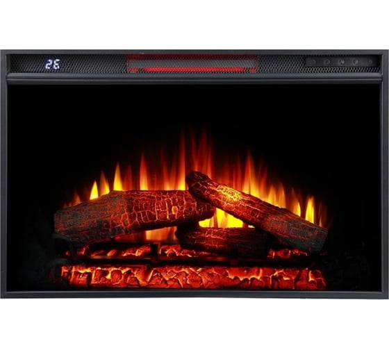 Каминокомплект InterFlame Сигма с эл. вставкой Foton 05-26 LED FXL бежевый золотой патиной