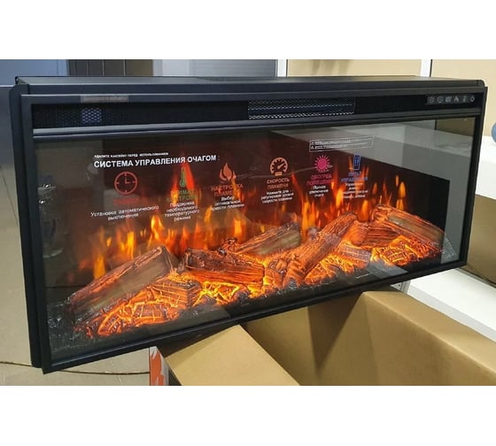 Каминокомплект InterFlame Элеганс ЕС (FREESPACE 40) с эл. вставкой FREESPACE 40 белый