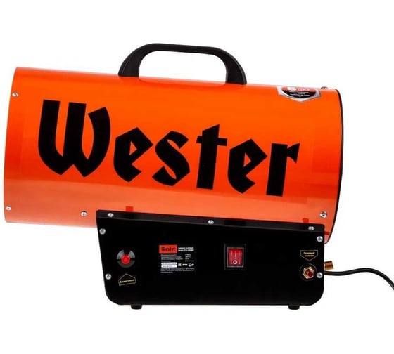Газовая тепловая пушка WESTER TG-35000 35 кВт, 700 м3/ч, 2.18 кг/ч, 315 м2 615363