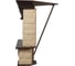 Угловой портал Firelight Forte Classic U камень бежевый, шпон темный дуб НС-1143548 3