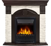 Портал Firelight Torre Classic камень белый, шпон венге НС-1143551