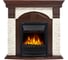Портал Firelight Torre Classic камень белый, шпон темный дуб НС-1143550 2