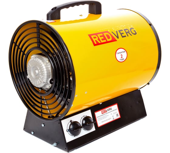 Электрический воздухонагреватель REDVERG RD-EHR9/380ТR 6659863