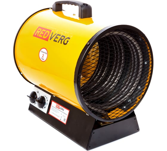 Электрический воздухонагреватель REDVERG RD-EHR9/380ТR 6659863