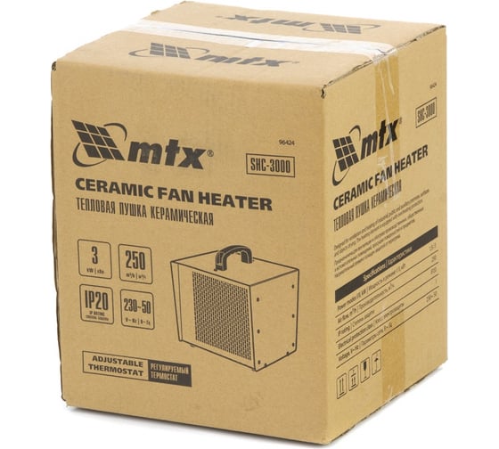 Тепловая керамическая пушка MTX SHC-3000 96424