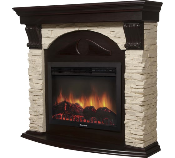 Угловой портал Firelight Torre 30U камень слоновая кость НС-1223465 1