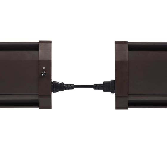 Плинтусный обогреватель Mr.Tektum Smart-Roll 600Вт 1,1м коричневый подключение справа SRBR1,6