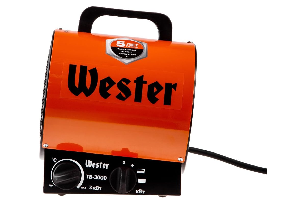 Электрический тепловентилятор HAMMER TB-3000 615364 - выгодная цена ...