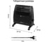 Конвекционный обогреватель HOME ELEMENT HE-CH1230A черный жемчуг 41982 7