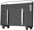 Конвектор электрический Denzel XCE-1500B, 230 В, 1500 Вт, черный, сушилка, колеса, Х-элемент 98128 24