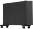 Конвектор электрический Denzel XCE-1500B, 230 В, 1500 Вт, черный, сушилка, колеса, Х-элемент 98128 34