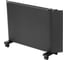 Конвектор электрический Denzel XCE-1500B, 230 В, 1500 Вт, черный, сушилка, колеса, Х-элемент 98128 35