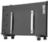 Конвектор электрический Denzel XCE-1500B, 230 В, 1500 Вт, черный, сушилка, колеса, Х-элемент 98128 40
