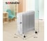 Масляный обогреватель SONNEN DFS-11, 2500 Вт, 11 секций, белый, 453500 6
