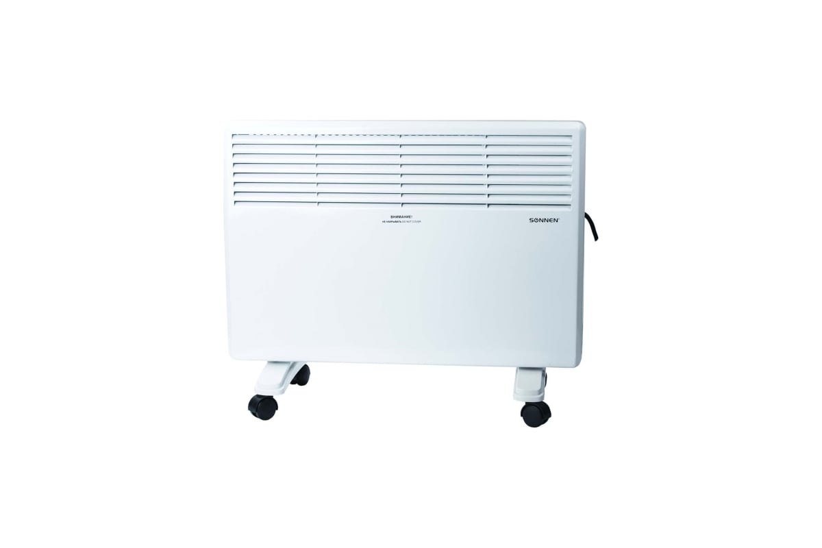 Обогреватель-конвектор SONNEN X-1500, 1500 Вт, белый, 453495 - выгодная ...
