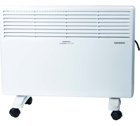 Обогреватель-конвектор SONNEN X-1500, 1500 Вт, белый, 453495