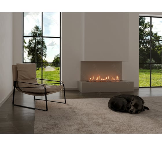 Автоматический биокамин Lux Fire Smart Flame 1100 RC АБК-1100 RCSF