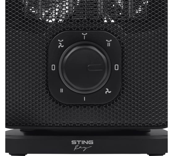Тепловентилятор керамический STINGRAY ST-FH1053B черный жемчуг 41612