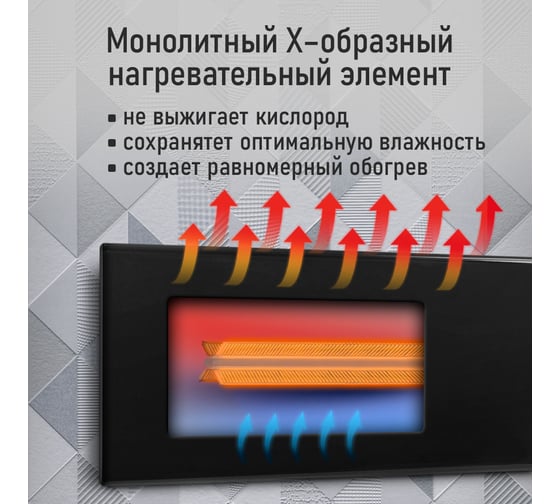 Конвекционный обогреватель STINGRAY ST-CH1027A черный жемчуг 42048