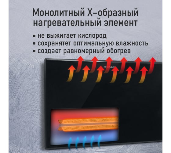 Конвекционный обогреватель STINGRAY ST-CH1028A черный жемчуг 42051