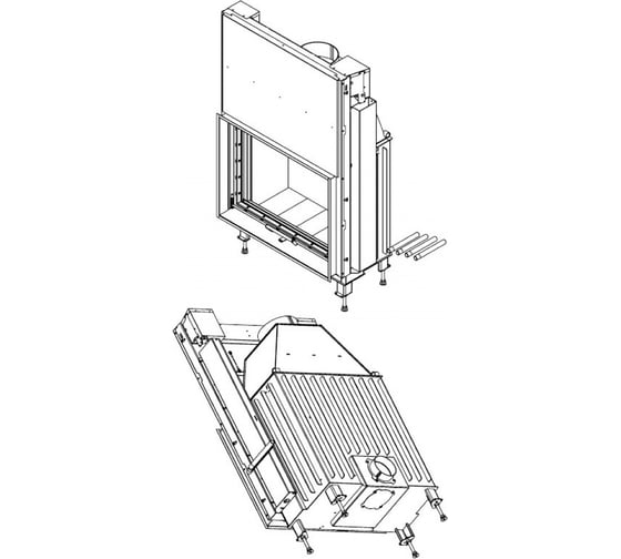 Топка каминная Мета-Бел FENIX 900 27993