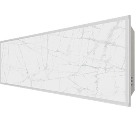 Отопительная панель STOUT WHITE STONE SCT 120x30, белый гранит/белый корпус SCT-00WW-012030 RG0093A6SV1070
