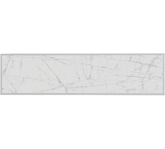 Отопительная панель STOUT WHITE STONE SCT 120x30, белый гранит/белый корпус SCT-00WW-012030 RG0093A6SV1070