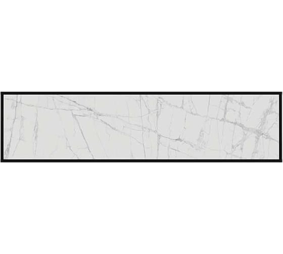 Отопительная панель STOUT WHITE STONE SCT 120x30, белый гранит/черный корпус SCT-00WB-012030 RG0093A6SUV9UR