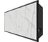 Отопительная панель STOUT WHITE STONE SCT 120x30, белый гранит/черный корпус SCT-00WB-012030 RG0093A6SUV9UR 1