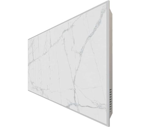 Отопительная панель STOUT WHITE STONE SCT 120x60, белый гранит/белый корпус SCT-00WW-012060 RG0093A6SUVJET