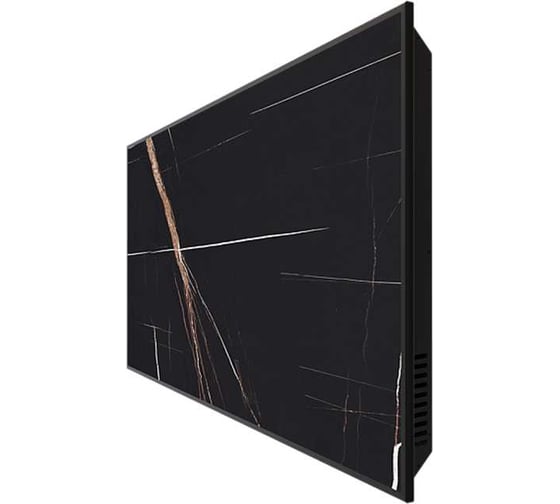 Отопительная панель STOUT BLACK STONE SCT 120x60, черный гранит/черный корпус SCT-00BB-012060 RG0093A6SUTBML 1