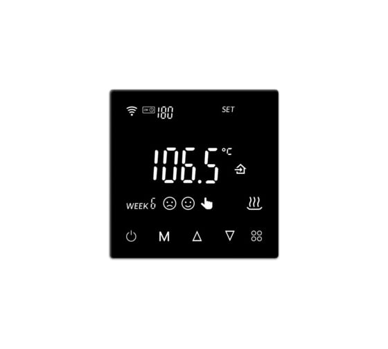 Smart sauna controller model 1 черный, до 30кВт, WiFI HENKI SSCM1_wifi_high