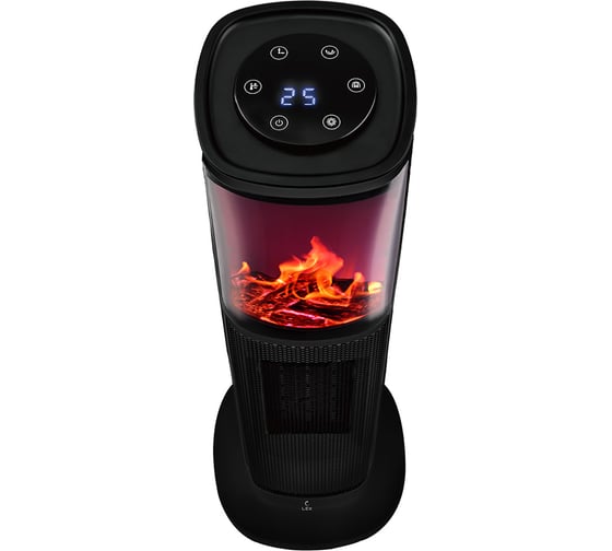 Тепловентилятор керамический LEX LXCR 1525 2000 Вт, черный LXCR1525