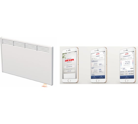 Конвектор BEHA с передней стальной панелью LV 12 Wi-Fi 810623