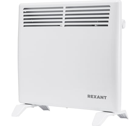 Электрический конвектор с механическим термостатом REXANT 1кВт, СТИЧ, ножки 60-0118