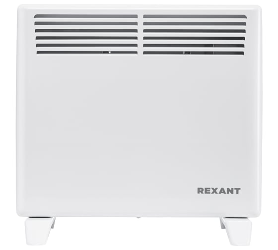 Электрический конвектор с механическим термостатом REXANT 1кВт, СТИЧ, ножки 60-0118