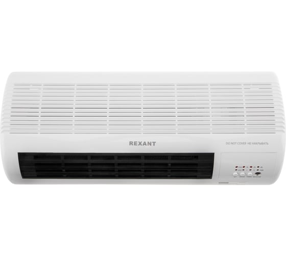 Тепловентилятор электрический настенный REXANT PTC 2кВт, белый 60-0035