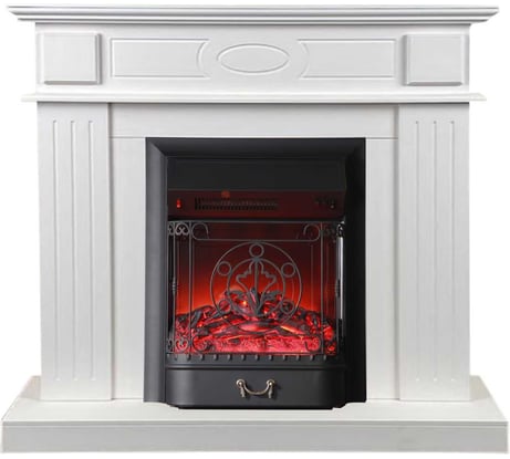 Каминокомплект InterFlame Лестер разборный Фобос Bl Fobos Black белый