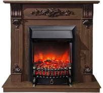 Каминокомплект InterFlame Мальта разборный Фобос Bl орех с Fobos Bl орех