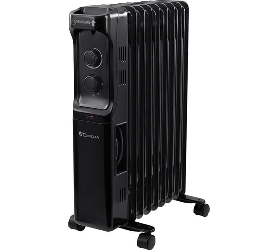 Масляный обогреватель OBSIDIAN BS-OH2001B черный 43798