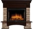 Портал Firelight Forte Wood 25, камень коричневый, шпон темный дуб НС-1292158 1