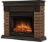 Портал Firelight Bricks Wood 25, камень темный, шпон венге НС-1287017 2