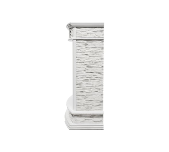 Портал Firelight Scala Classic, камень сланец скалистый белый, шпон белый дуб НС-1284540