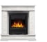 Портал Firelight Scala Classic, камень сланец скалистый белый, шпон белый дуб НС-1284540 1
