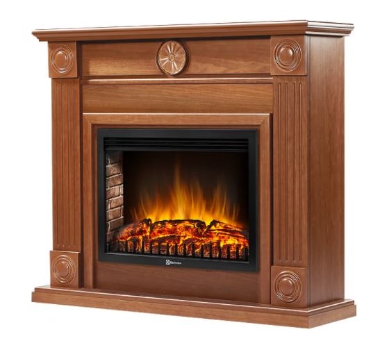 Угловой портал Firelight Frame 25U, шпон дуб НС-1268950