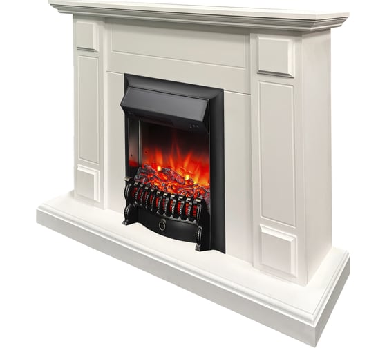 Каминокомплект RealFlame TURIN STD/EUG WT + FOBOS LUX BL 9913708