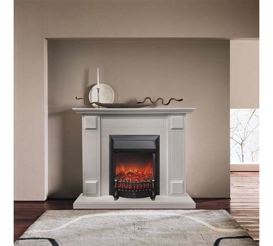 Каминокомплект RealFlame TURIN STD/EUG WT + FOBOS LUX BL 9913708