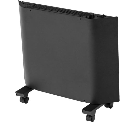 Конвектор электрический Denzel XCE-1000B, 230 В, 1000 Вт, черный, сушилка, колеса, Х-элемент 98127