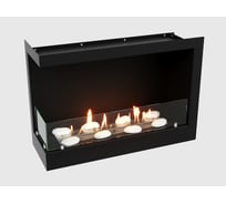 Встроенный угловой биокамин Lux Fire, 690 S, левый угол, ВБКУ-690SL